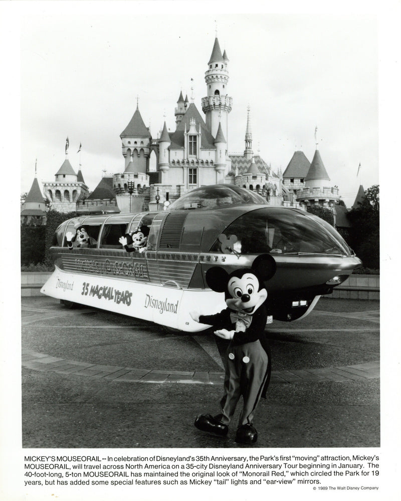 Disney Publicity Photo (1989): Mickey's MouseORail