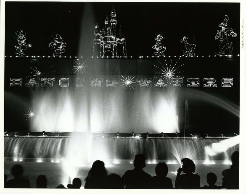 Disney Publicity Photo (1988): Dancing Waters Show