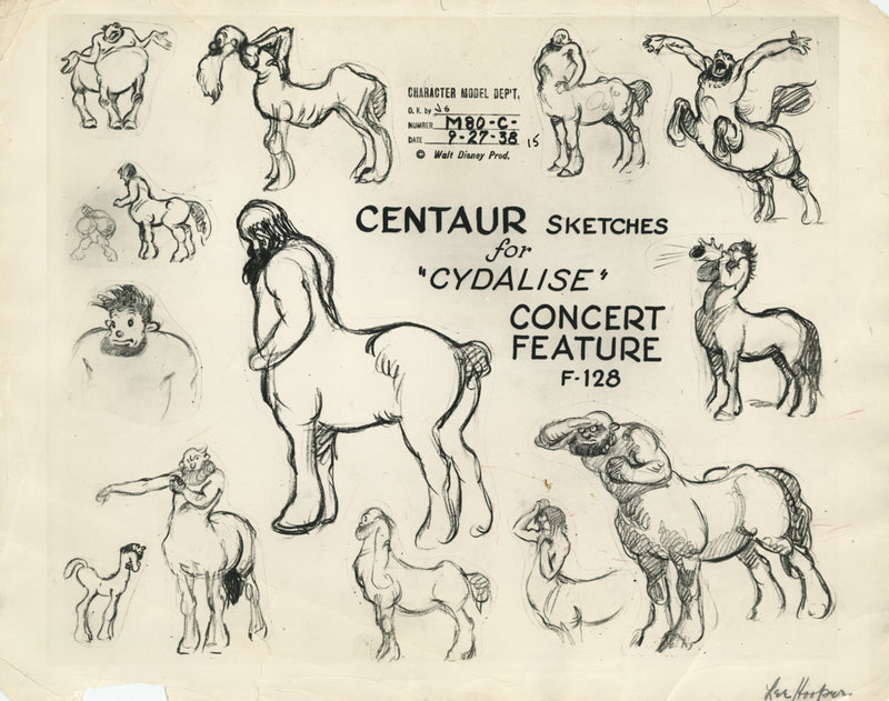 Fantasia Original Stat Model Sheet: Centaurs