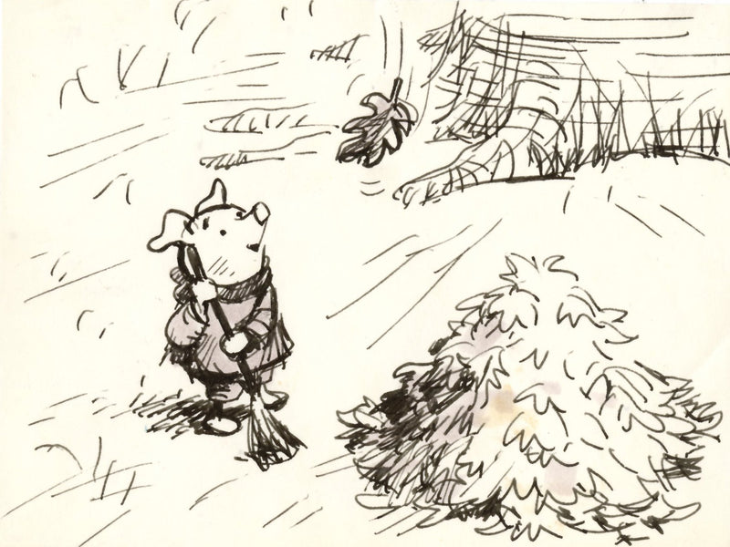 Winnie the Pooh and Tigger Too, Original Storyboard: Piglet