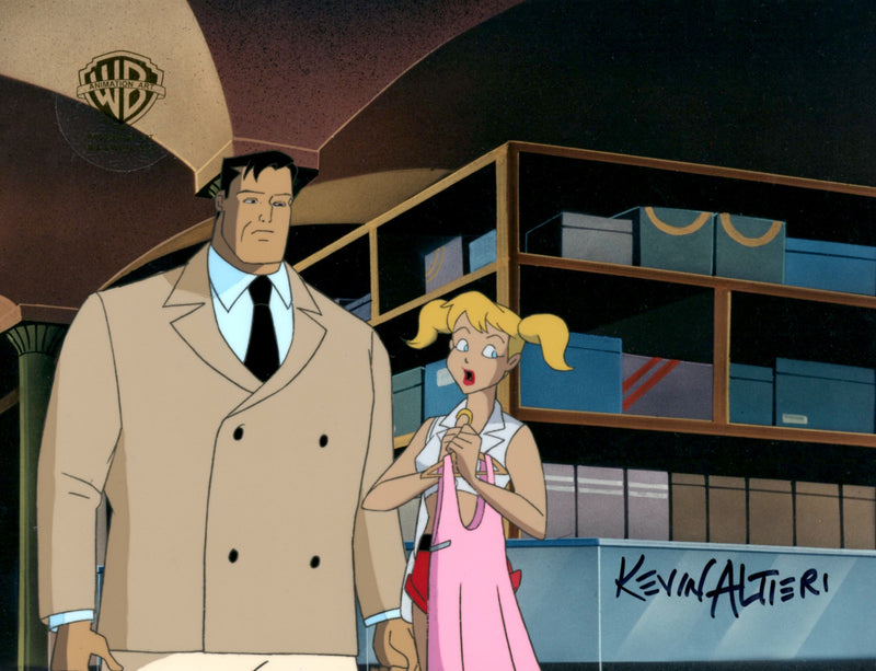 Batman The Animated Series Original Production Cel Signed By Kevin Altieri: Harleen, Bruce Wayne