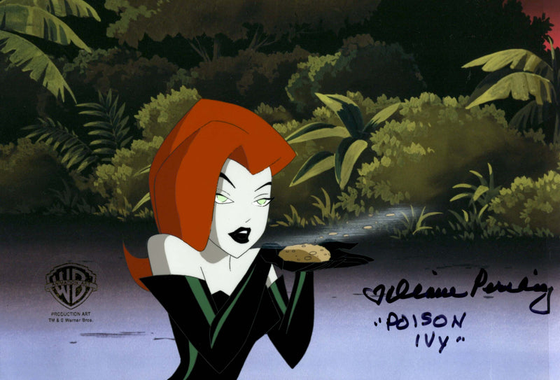 The New Batman Adventures Original Production Cel Signed by Diane Pershing: Poison Ivy