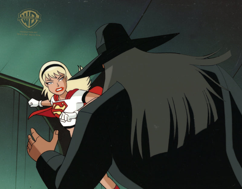 Superman The Animated Series Original Production Cel: Supergirl, Reverend Howell