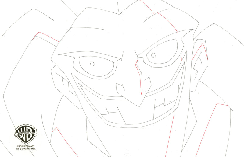 The Batman Original Production Drawing: The Joker