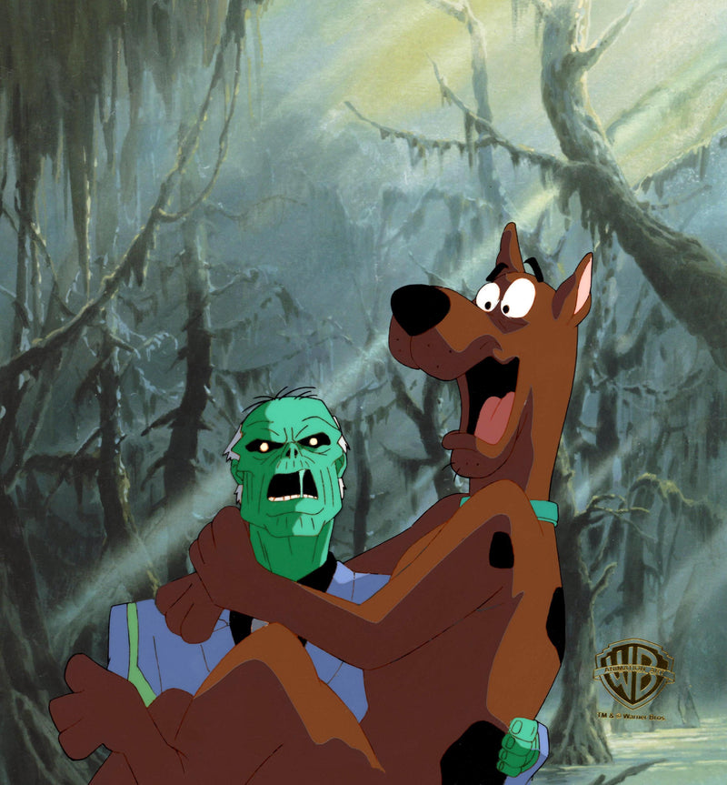 Scooby-Doo on Zombie Island Original Production Cel with Matching Drawing: Scooby-Doo, Zombie