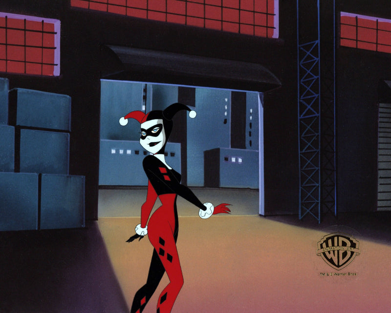 The New Batman Adventures Original Production Cel: Harley Quinn