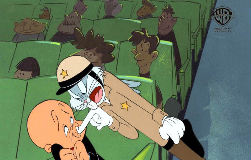 Box Office Bunny Original Production Cel: Elmer, Bugs