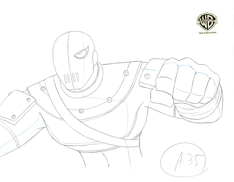 Teen Titans Original Production Drawing: Slade