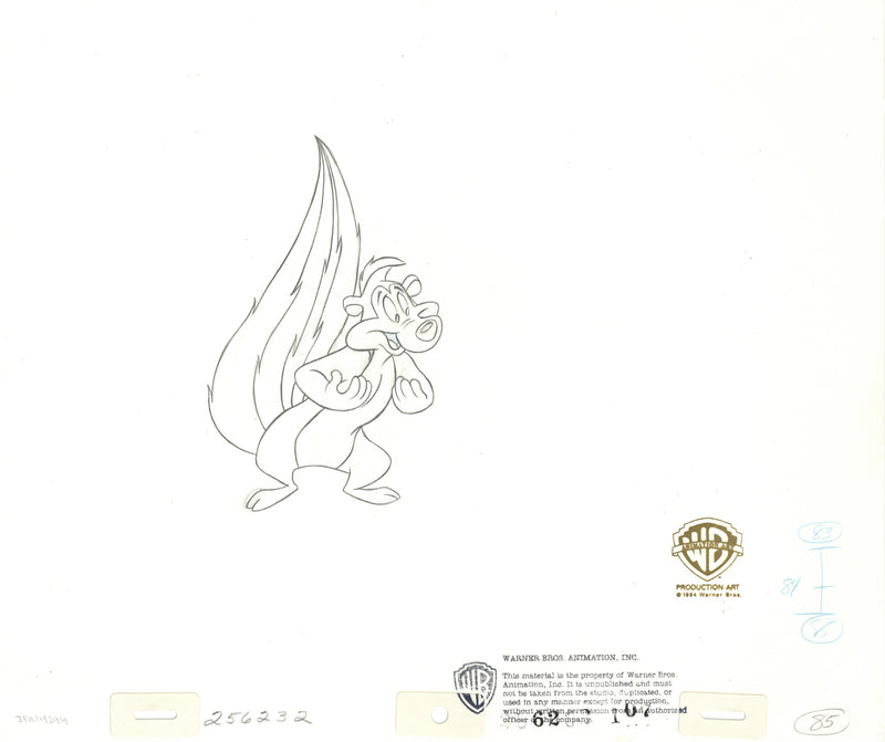 Looney Tunes Original Production Drawing: Pepe Le Pew