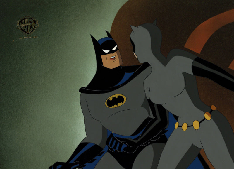 Batman The Animated Series Original Production Cel: Batman, Catwoman
