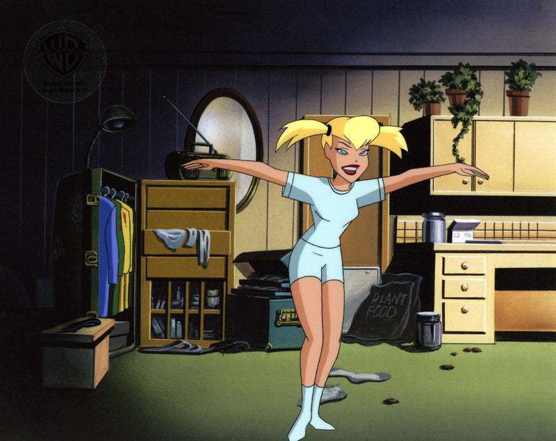 The New Batman Adventures Original Production Cel with Matching Drawing: Harley