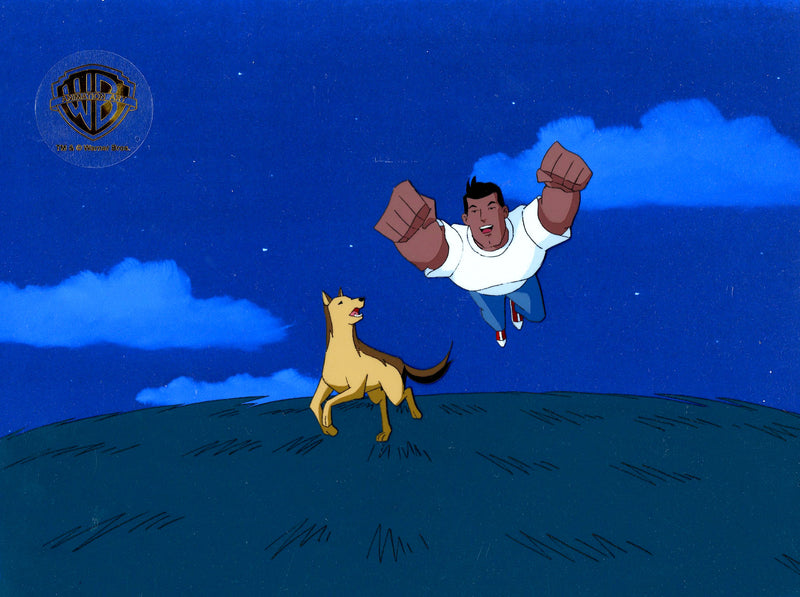 Superman The Animated Series Original Production Cel: Clark Kent