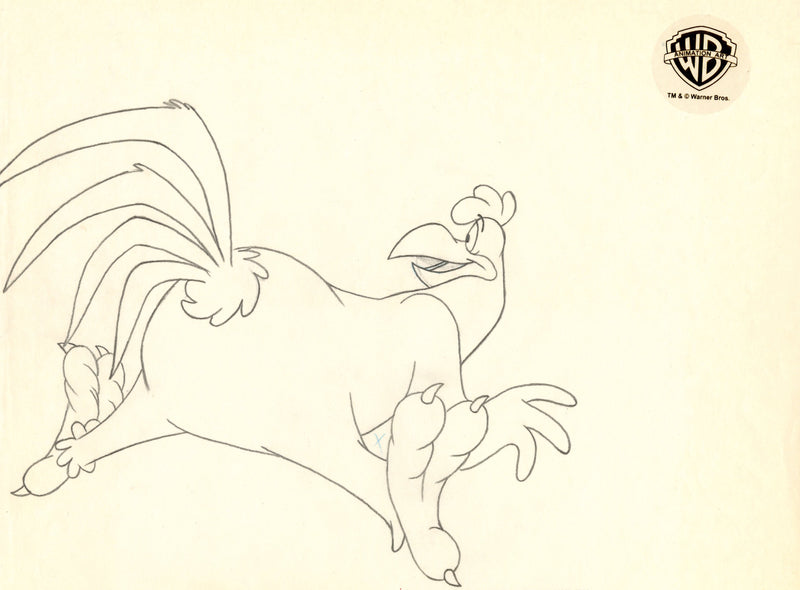 Looney Tunes Original Production Drawing: Foghorn Leghorn