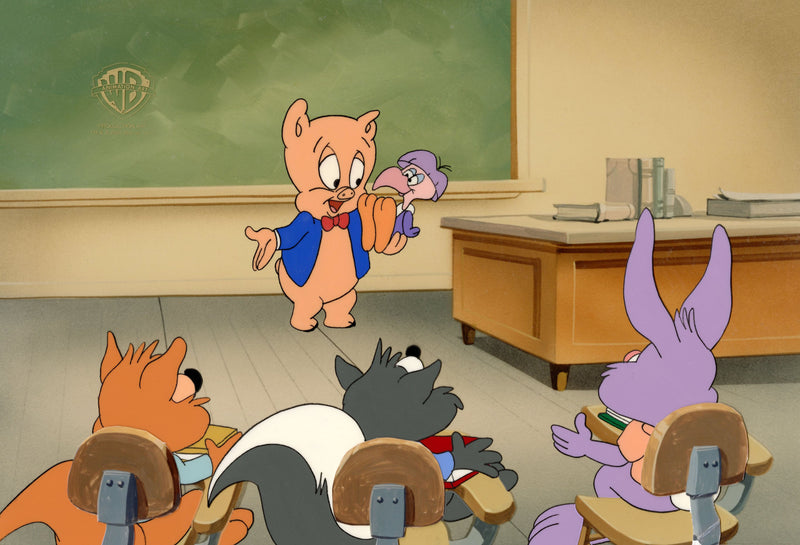 Tiny Toons Original Production Cel: Porky Pig, Concord Condor