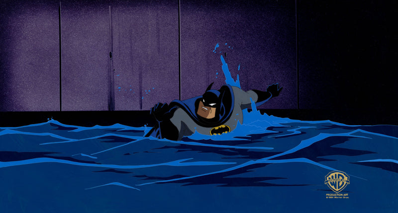 Batman The Animated Series Original Production Cel (Oversize): Batman