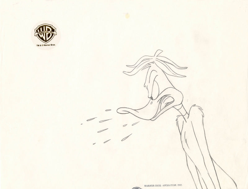 Looney Tunes Original Production Drawing: Daffy Duck