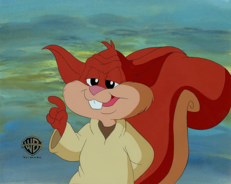 Pinky and the Brain Original Production Cel with Matching Drawing: Skippoda