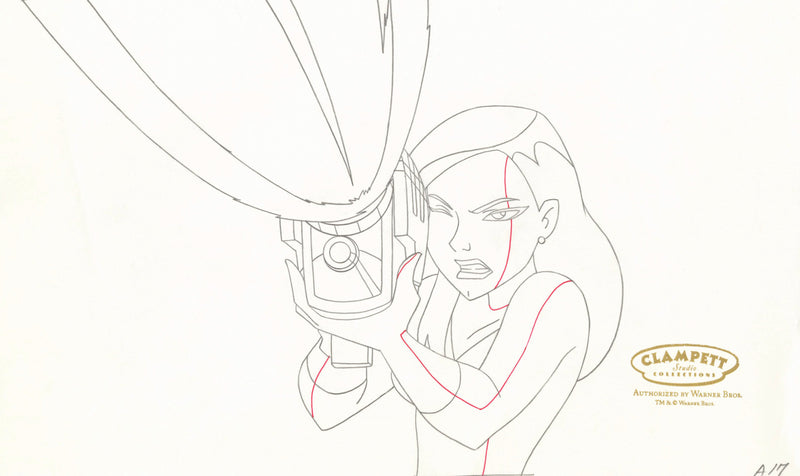 Superman Doomsday Original Production Drawing: Lois Lane