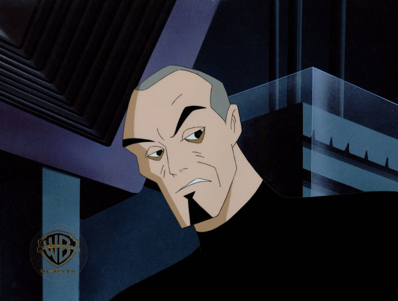 Batman Beyond Original Production Cel with Matching Drawing: Walter Shreeve