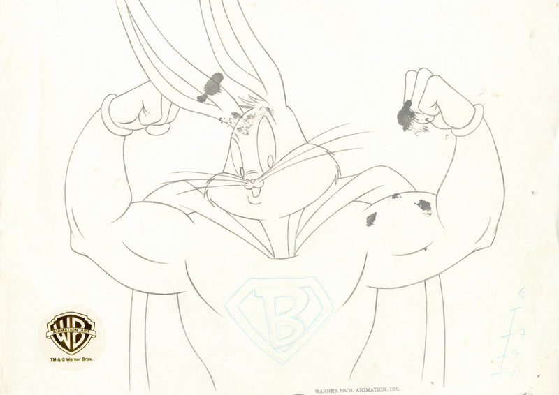 Looney Tunes Original Production Drawing: Bugs Bunny