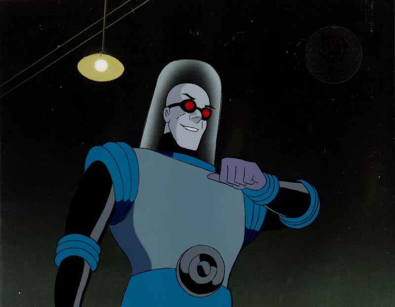 Batman The Animated Series Original Production Cel with Matching Drawing: Mr. Freeze