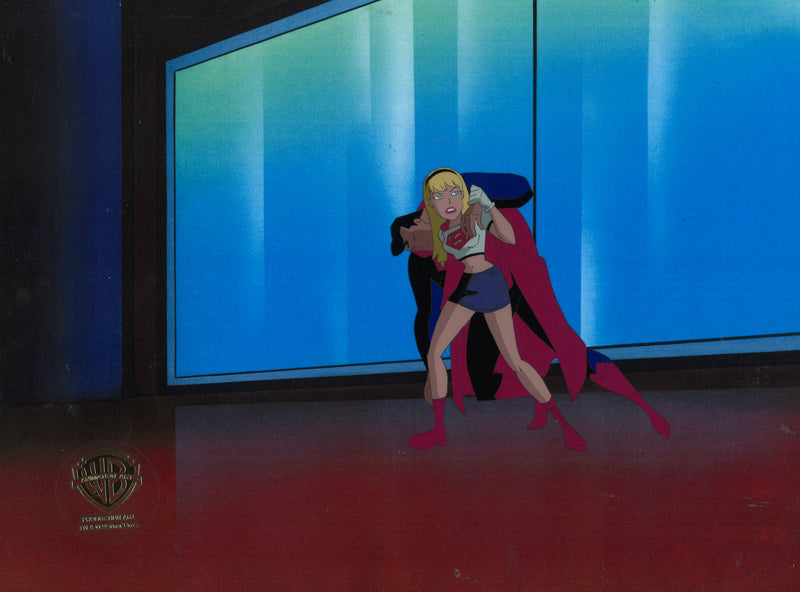 Superman: The Animated Series Production Cel:Supergirl, Superman
