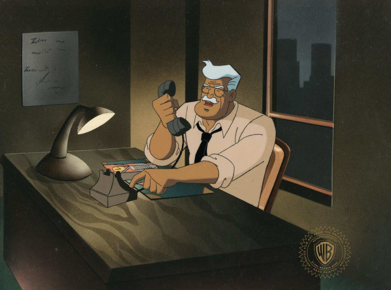 Batman The Animated Series Original Production Cel: Commissioner Gordon - Choice Fine Art