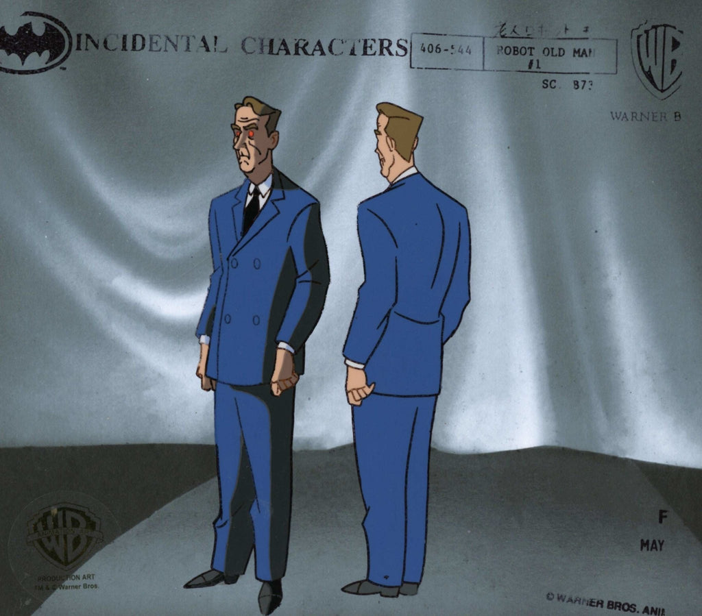 Batman the Animated Series Original Production Color Model Sheet Set: Robot Old Man #1 - Choice Fine Art
