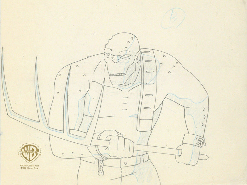 Batman The Animated Series Original Production Drawing: Killer Croc - Choice Fine Art