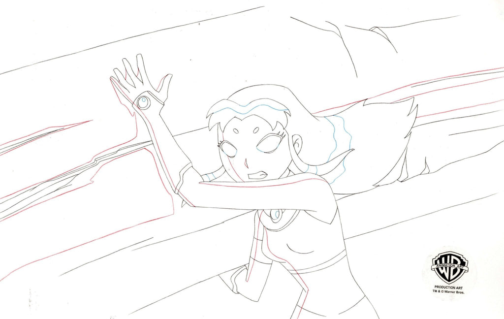 Teen Titans Original Production Drawing: Starfire - Choice Fine Art